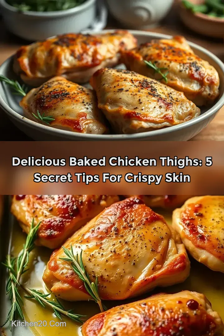Delicious Baked Chicken Thighs: 5 Secret Tips for Crispy Skin