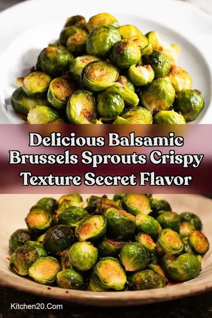 Delicious Balsamic Brussels Sprouts Crispy Texture Secret Flavor