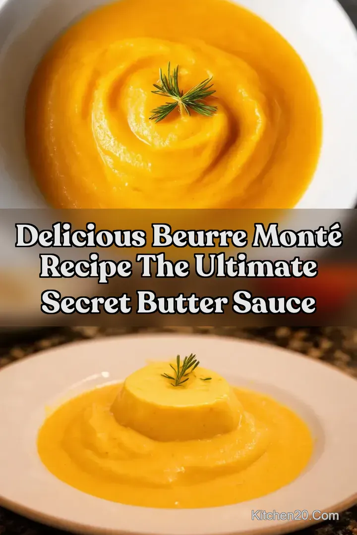 Delicious Beurre Monté Recipe The Ultimate Secret Butter Sauce : PIN FOR LATER Delicious Beurre Monté Recipe The Ultimate Secret Butter Sauce