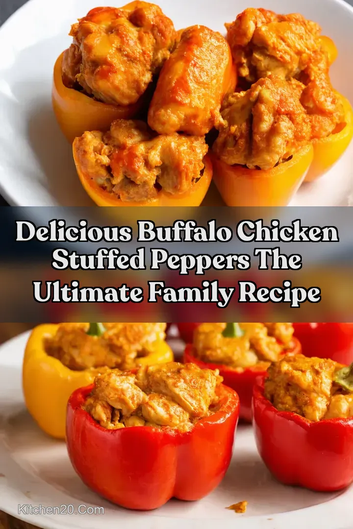 Delicious Buffalo Chicken Stuffed Peppers The Ultimate Family Recipe