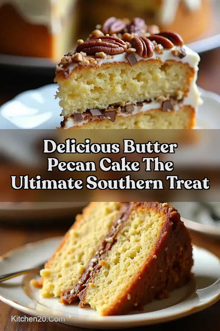 Delicious Butter Pecan Cake The Ultimate Southern Treat