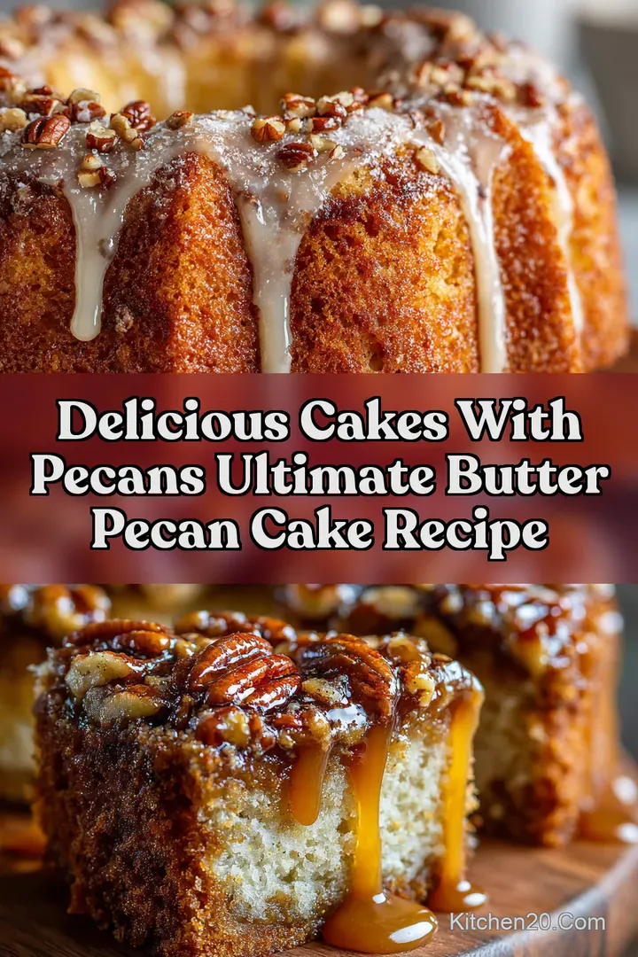 Delicious Cakes With Pecans Ultimate Butter Pecan Cake Recipe