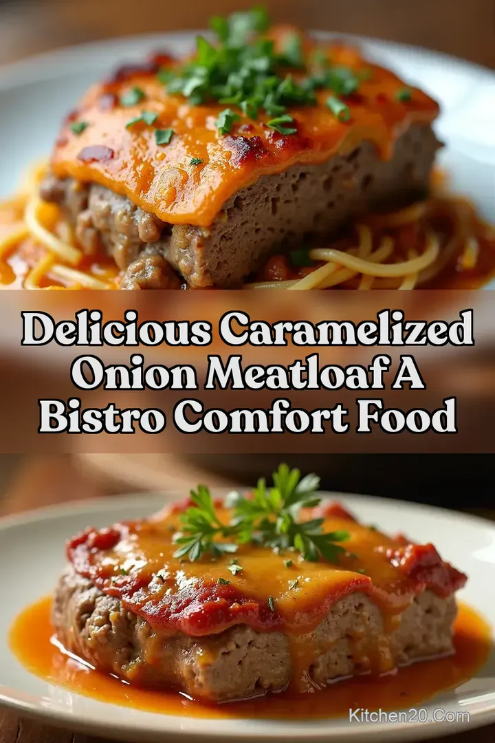 Delicious Caramelized Onion Meatloaf A Bistro Comfort Food