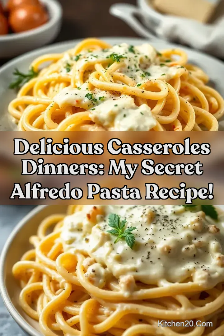 Delicious Casseroles Dinners: My Secret Alfredo Pasta Recipe! : PIN FOR LATER Delicious Casseroles Dinners: My Secret Alfredo Pasta Recipe!