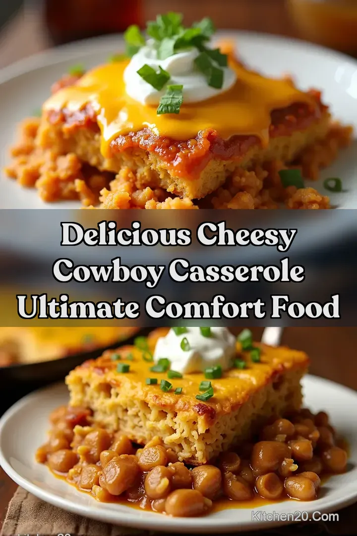 Delicious Cheesy Cowboy Casserole Ultimate Comfort Food