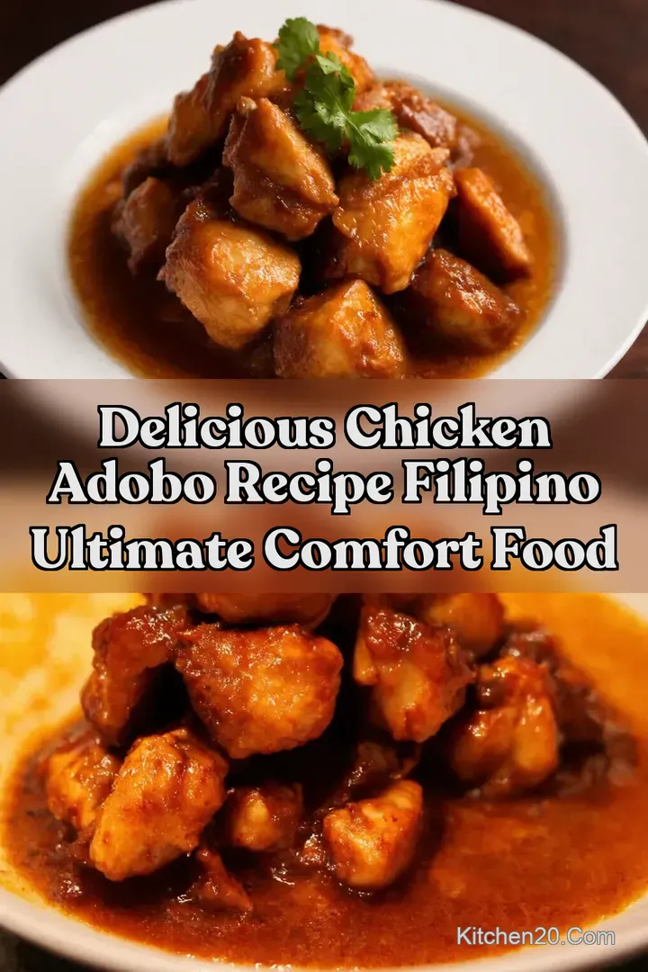 Delicious Chicken Adobo Recipe Filipino Ultimate Comfort Food