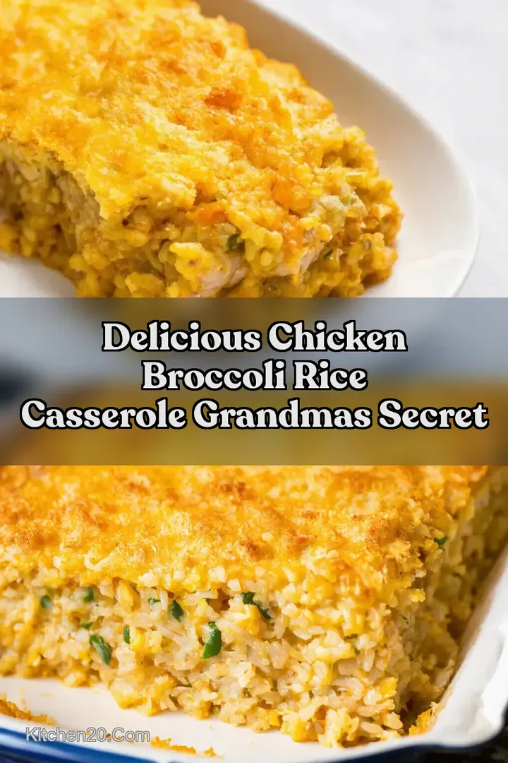 Delicious Chicken Broccoli Rice Casserole Grandmas Secret