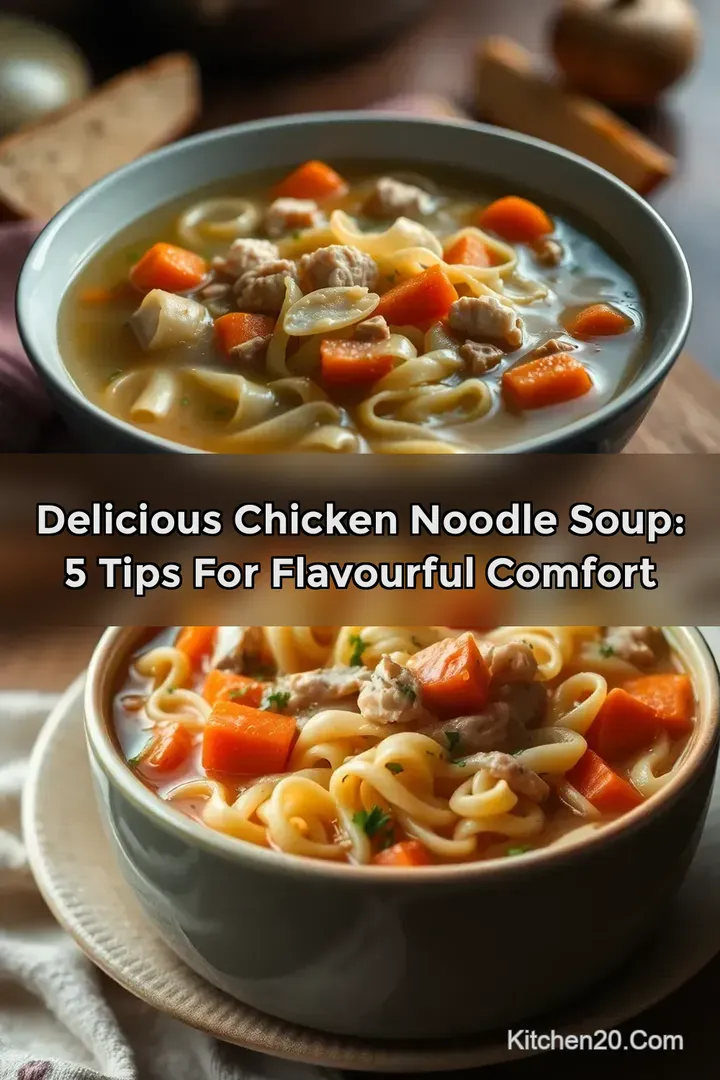Delicious Chicken Noodle Soup: 5 Tips for Flavourful Comfort