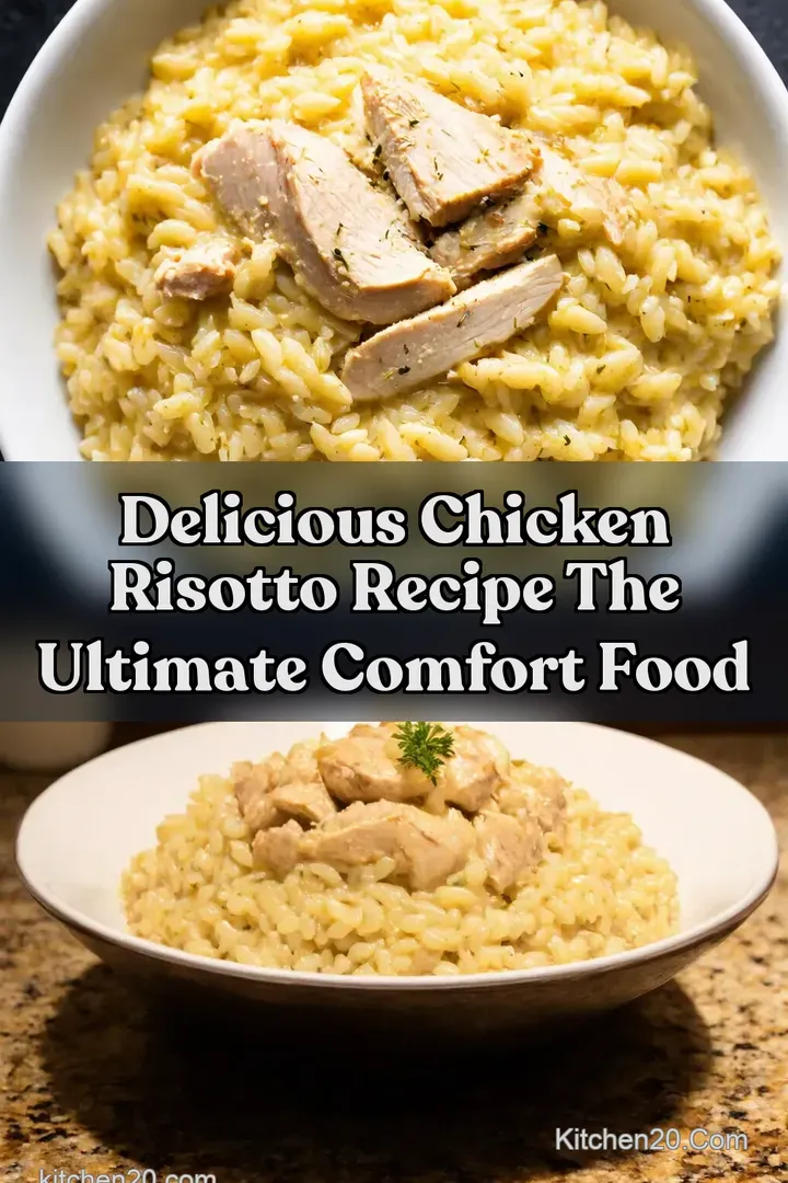 Delicious chicken risotto Recipe The Ultimate Comfort Food : PIN FOR LATER Delicious chicken risotto Recipe The Ultimate Comfort Food