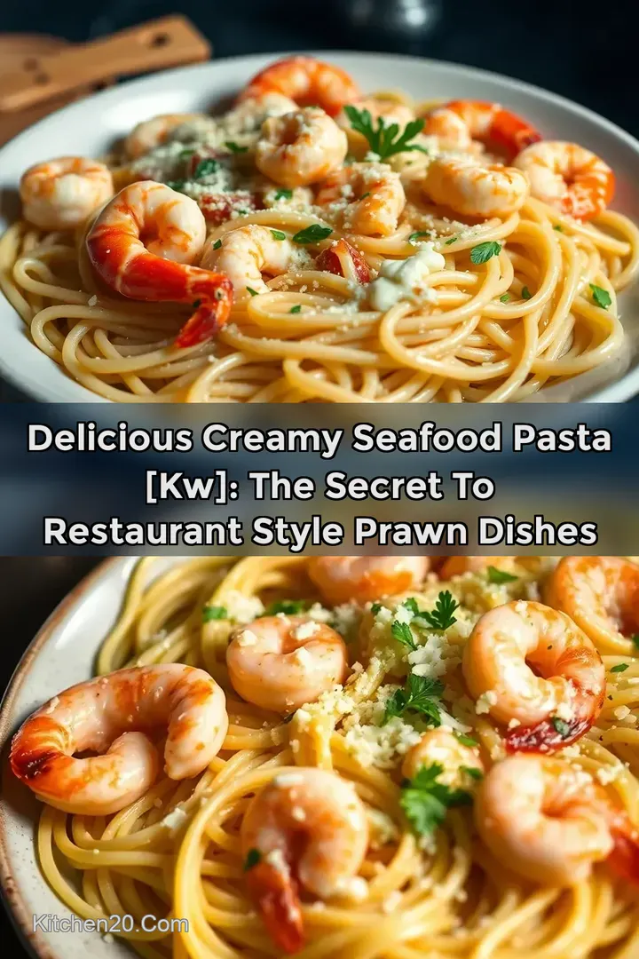 Delicious Creamy Seafood Pasta [kw]: The Secret To Restaurant Style Prawn Dishes