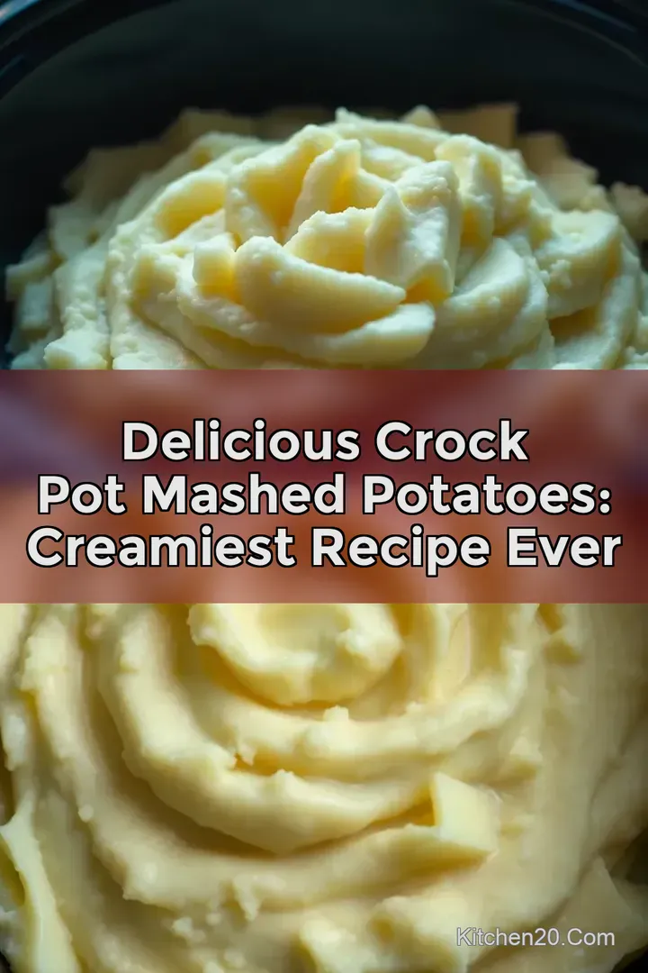 Delicious Crock Pot Mashed Potatoes: Creamiest Recipe EVER
