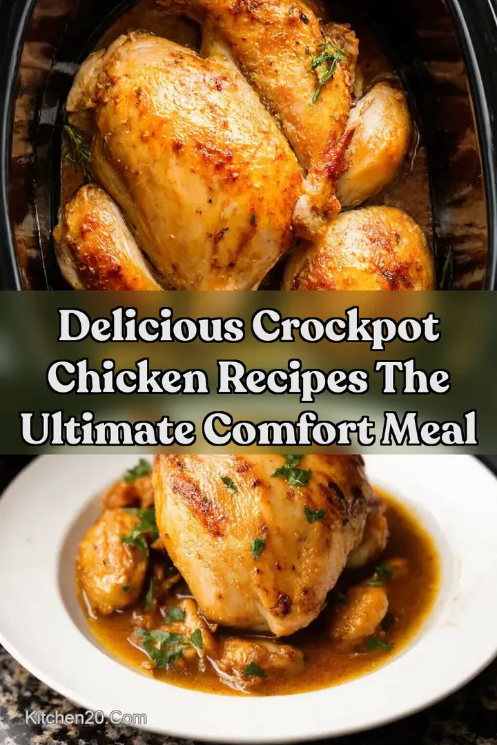 Delicious Crockpot Chicken Recipes The Ultimate Comfort Meal