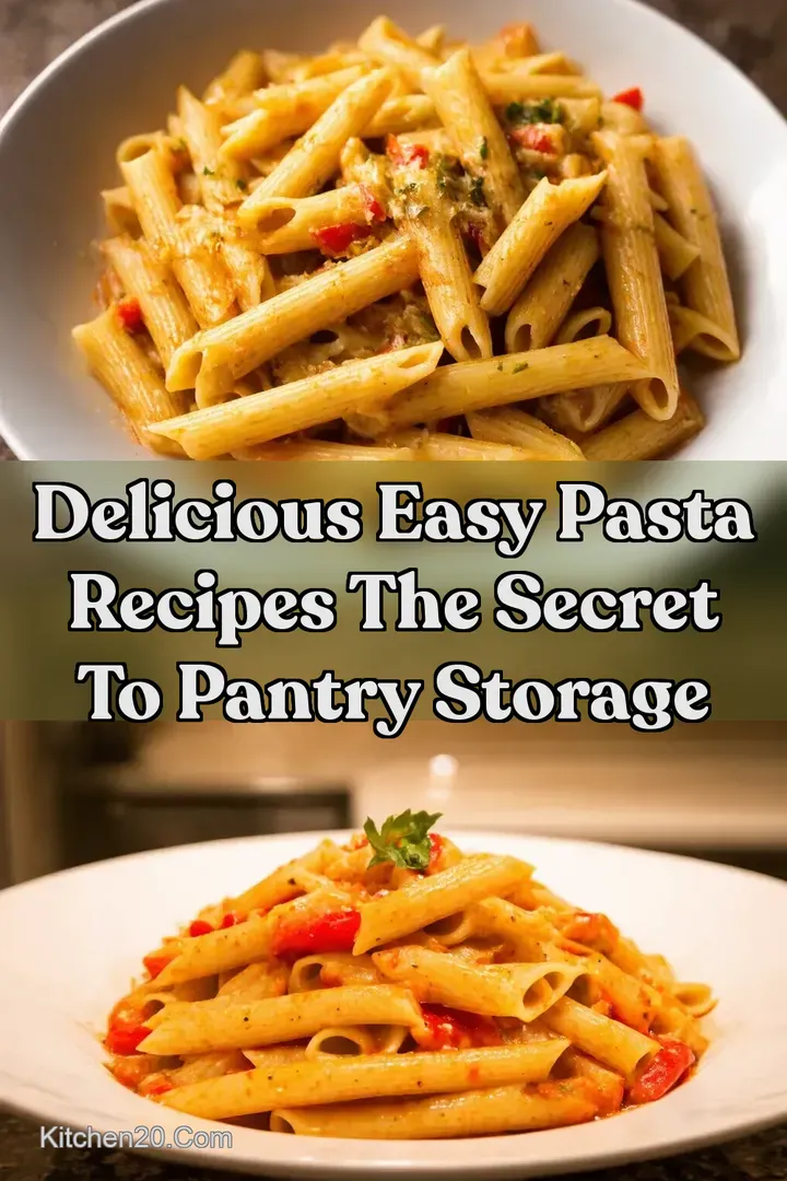 Delicious Easy Pasta Recipes The Secret To Pantry Storage
