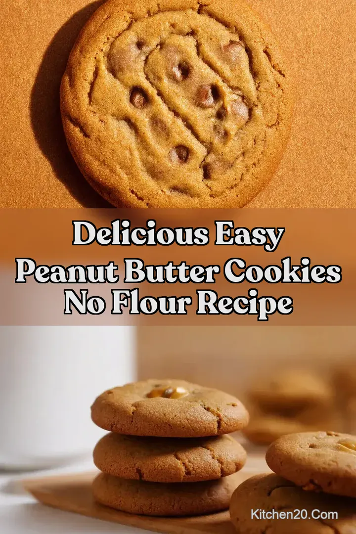 Delicious Easy Peanut Butter Cookies No Flour Recipe