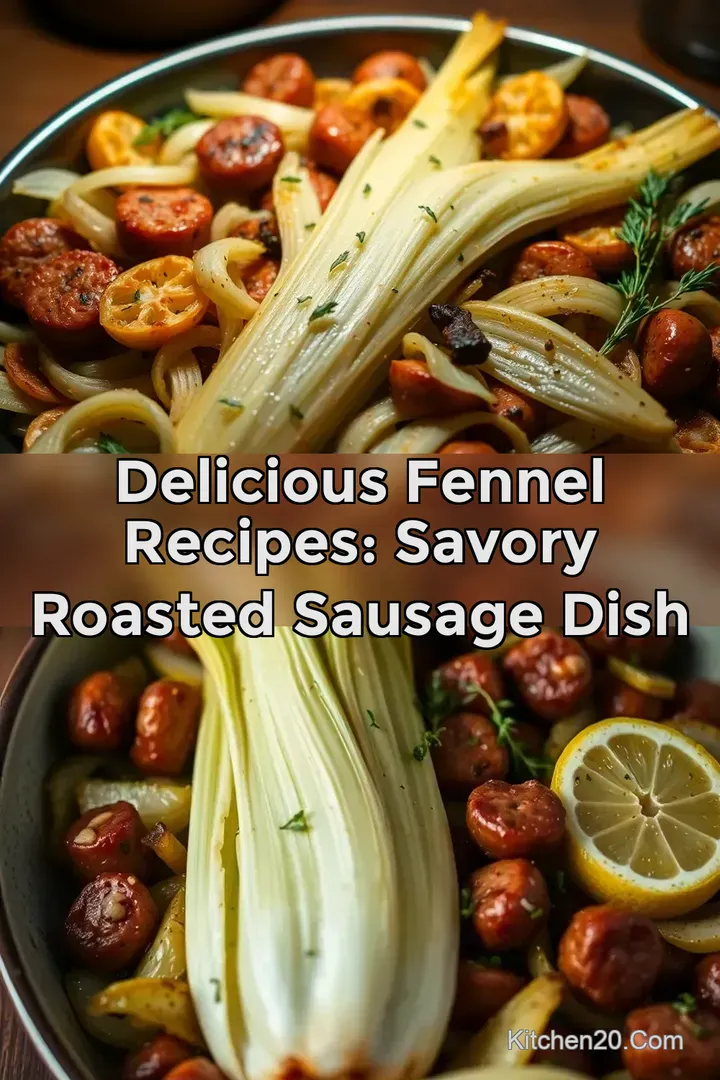 Delicious Fennel Recipes: Savory Roasted Sausage Dish