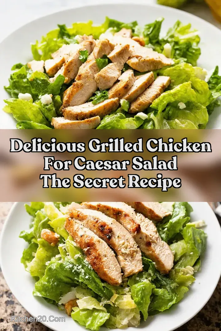 Delicious Grilled Chicken For Caesar Salad The Secret Recipe
