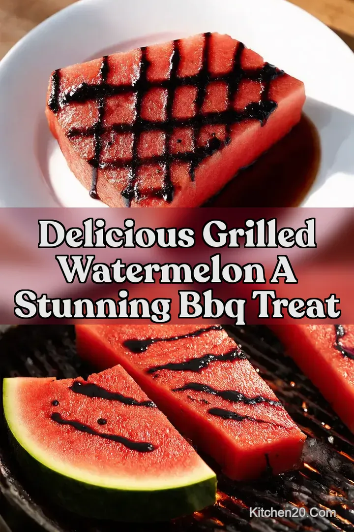 Delicious Grilled Watermelon A Stunning BBQ Treat