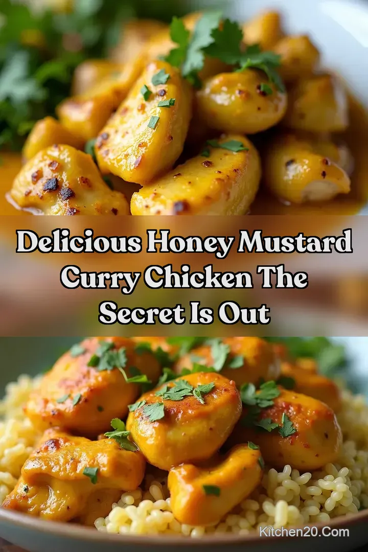 Delicious Honey Mustard Curry Chicken The Secret is Out