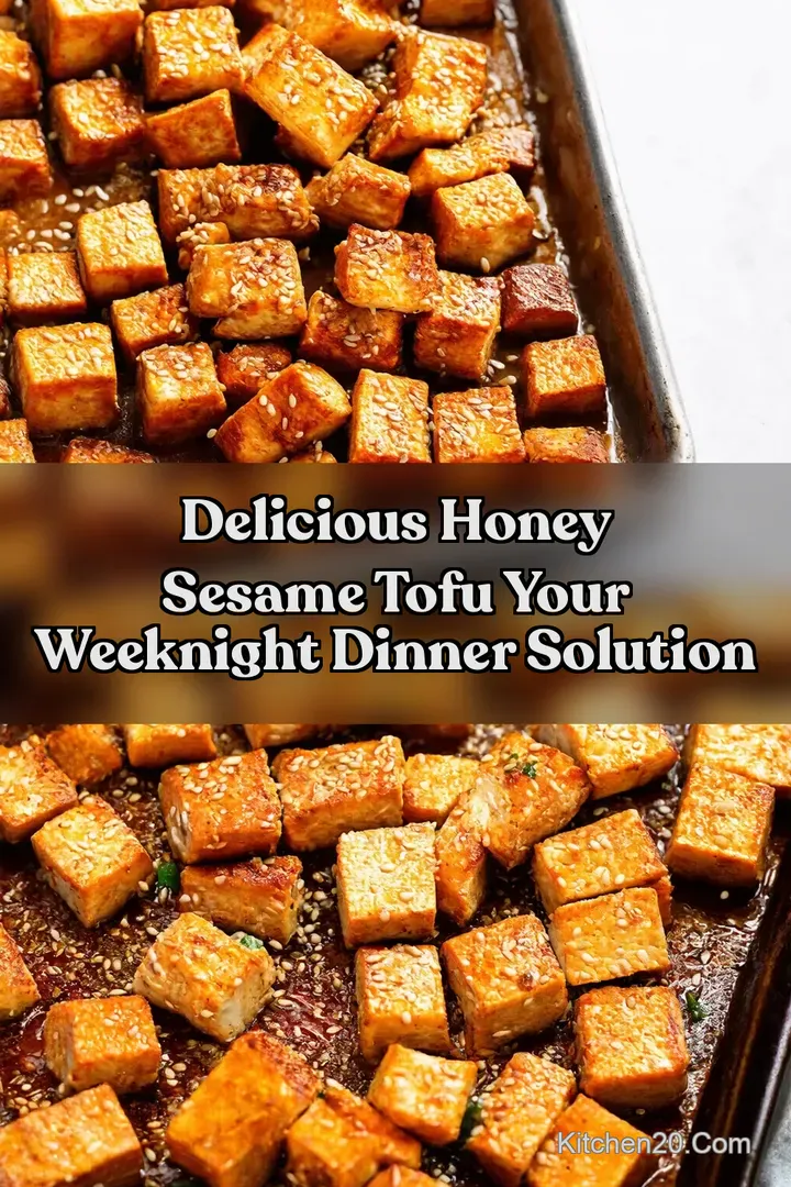 Delicious Honey Sesame Tofu Your Weeknight Dinner Solution