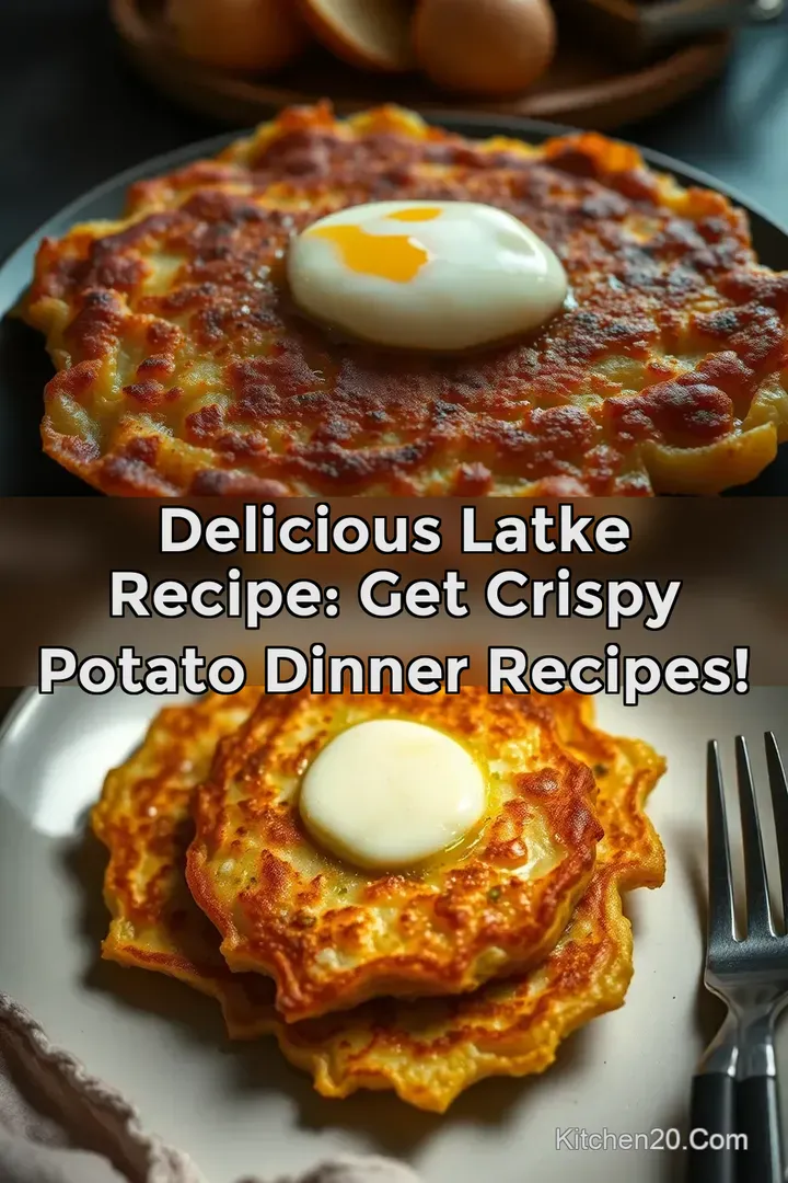 Delicious Latke Recipe: Get Crispy Potato Dinner Recipes!
