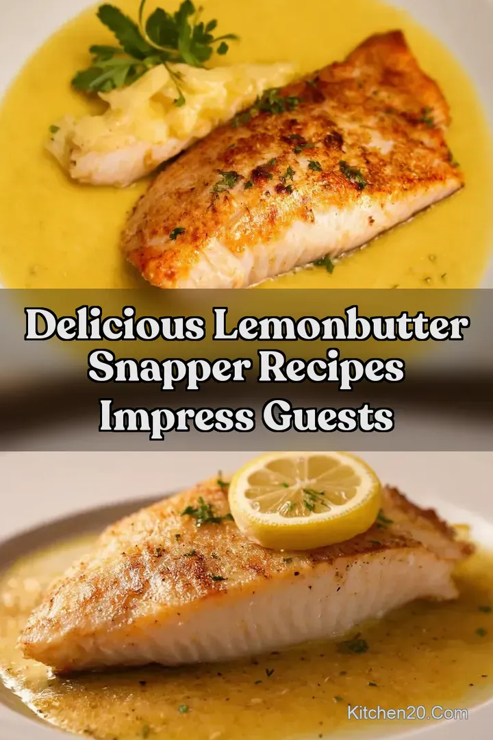 Delicious LemonButter Snapper Recipes Impress Guests : PIN FOR LATER Delicious LemonButter Snapper Recipes Impress Guests