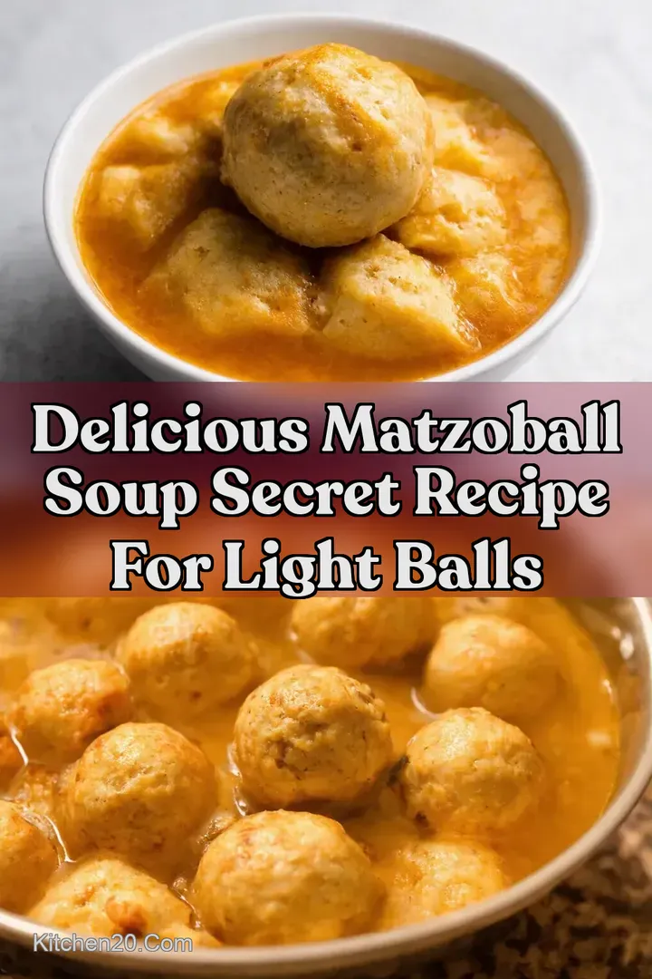 Delicious Matzoball Soup Secret Recipe For Light Balls : PIN FOR LATER Delicious Matzoball Soup Secret Recipe For Light Balls