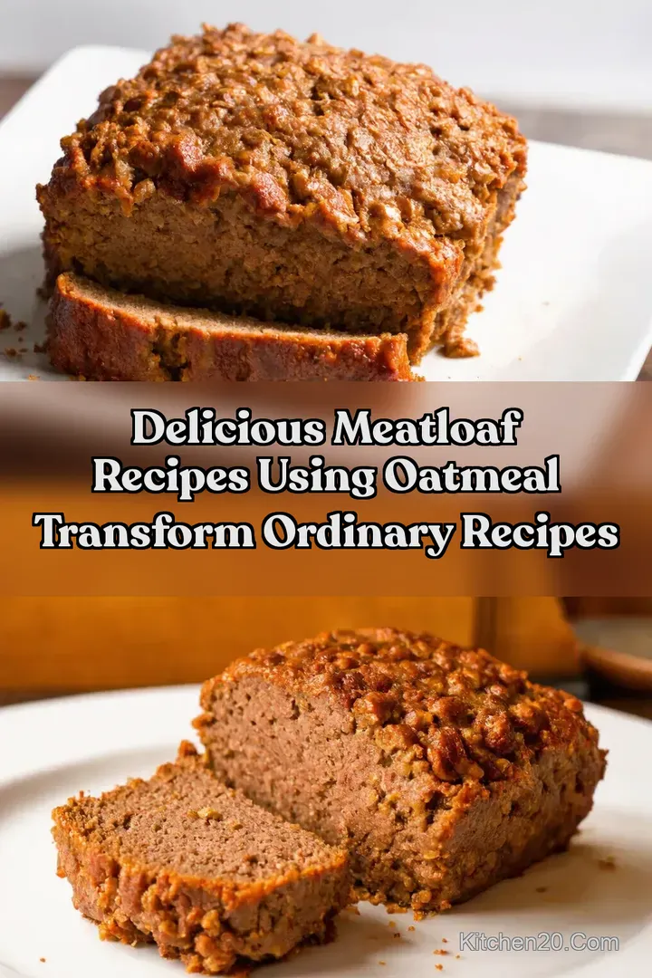 Delicious Meatloaf Recipes Using Oatmeal Transform Ordinary Recipes