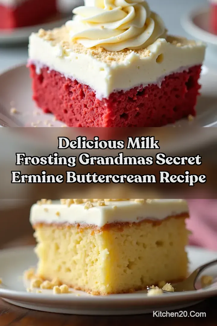 Delicious Milk Frosting Grandmas Secret Ermine Buttercream Recipe