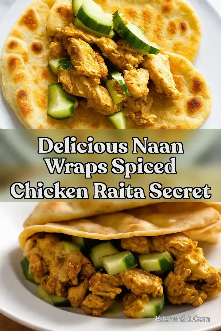 Delicious Naan Wraps Spiced Chicken Raita Secret