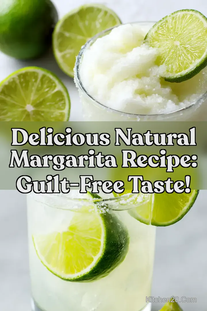 Delicious Natural Margarita Recipe: Guilt-Free Taste!