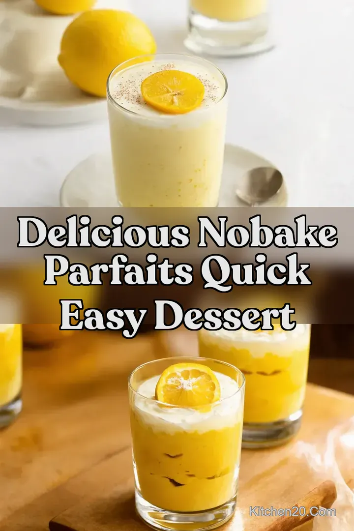 Delicious NoBake Parfaits Quick Easy Dessert