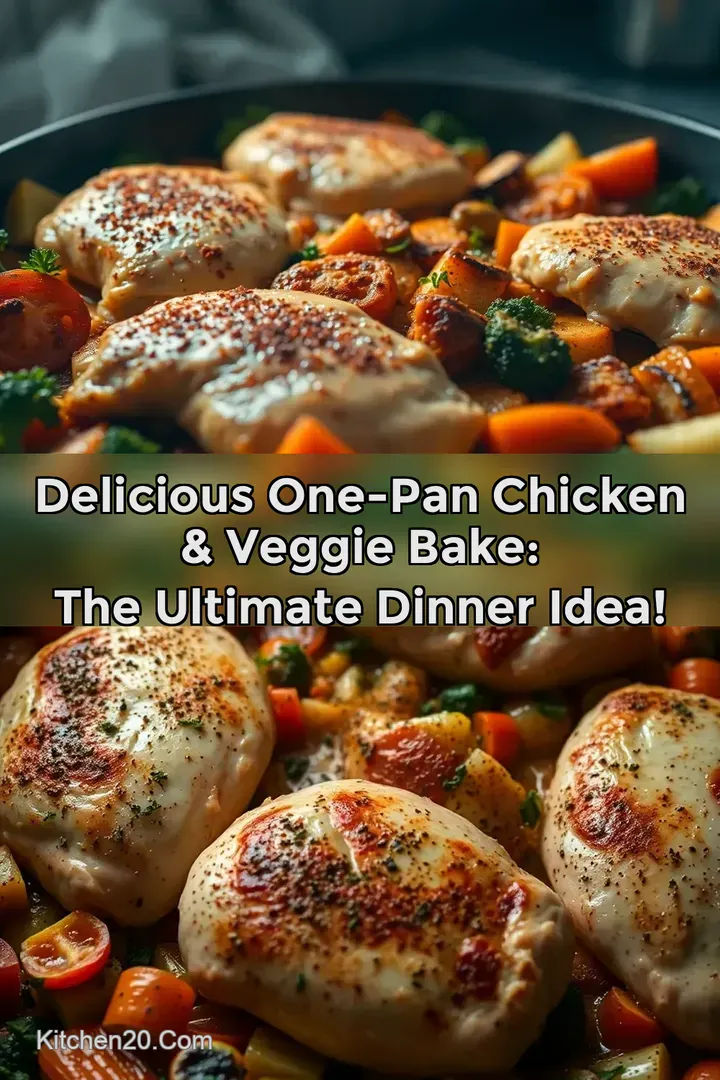 Delicious One-Pan Chicken & Veggie Bake: The Ultimate Dinner Idea!