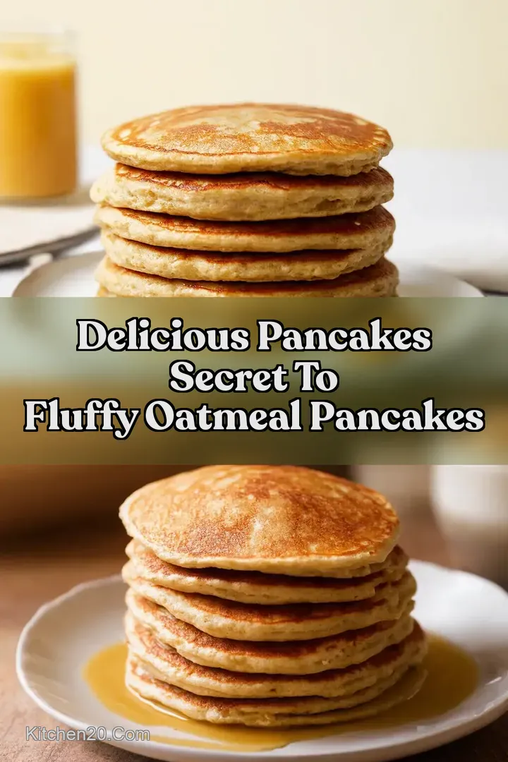 Delicious Pancakes Secret To Fluffy Oatmeal Pancakes
