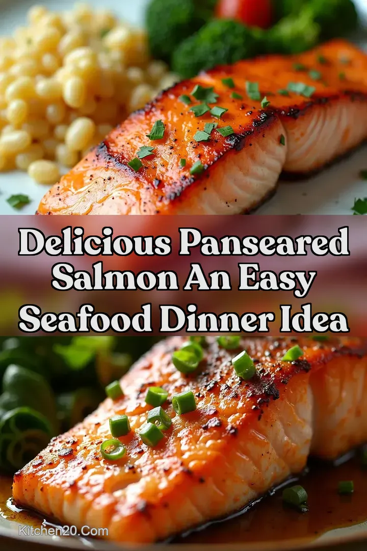 Delicious PanSeared Salmon An Easy Seafood Dinner Idea