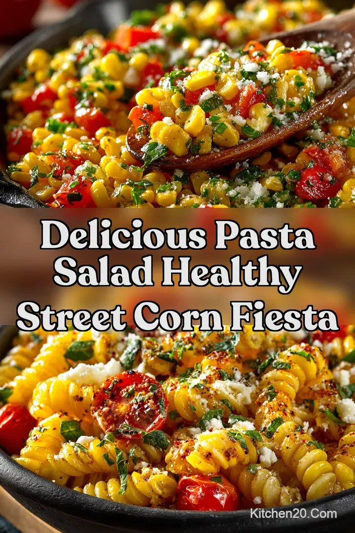 Delicious Pasta Salad Healthy Street Corn Fiesta