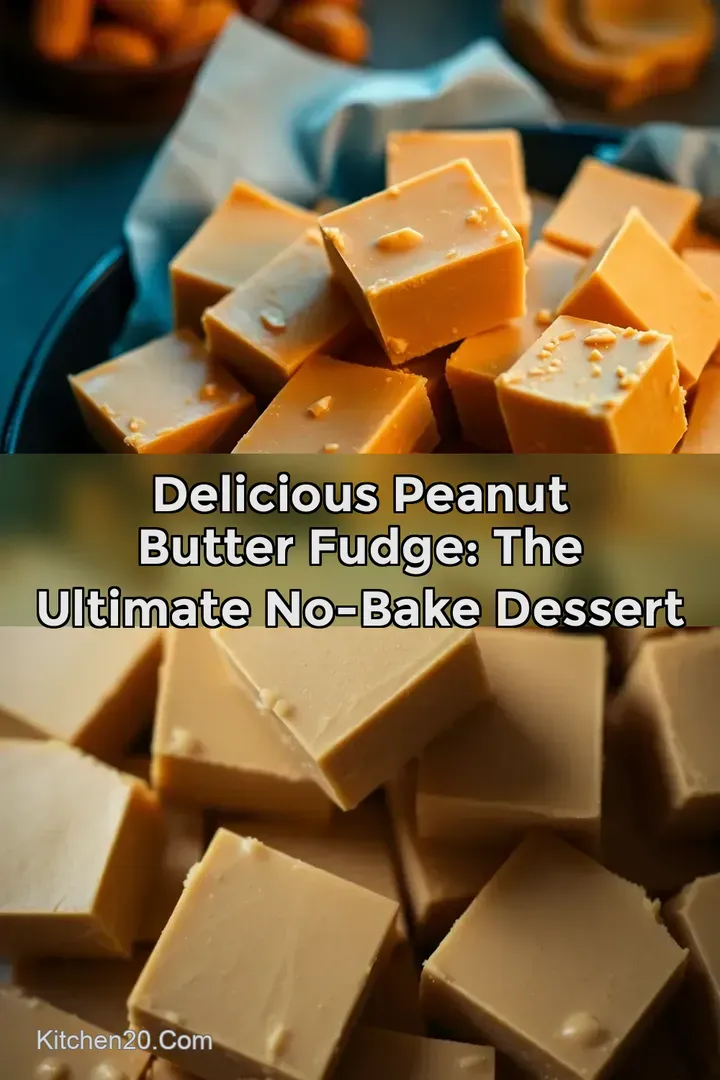 Delicious Peanut Butter Fudge: The ULTIMATE No-Bake Dessert