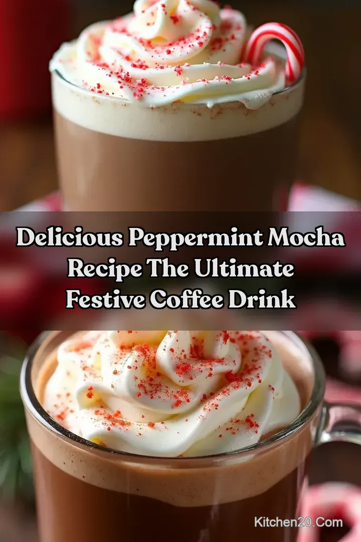 Delicious Peppermint Mocha Recipe The Ultimate Festive Coffee Drink