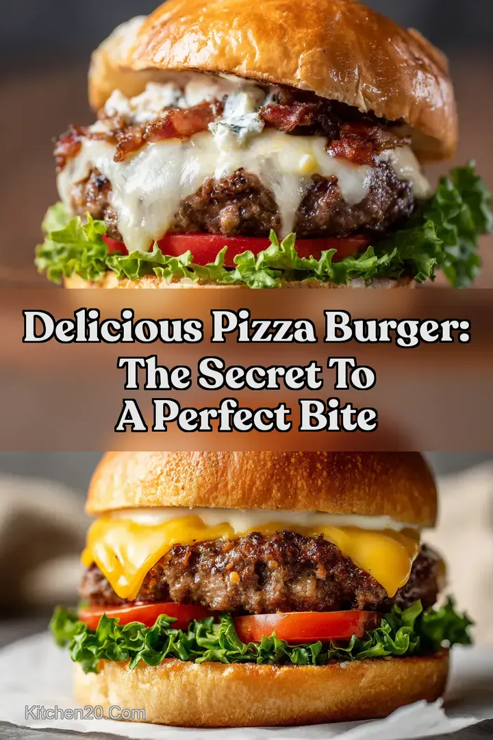 Delicious Pizza Burger: The Secret To A Perfect Bite : PIN FOR LATER Delicious Pizza Burger: The Secret To A Perfect Bite