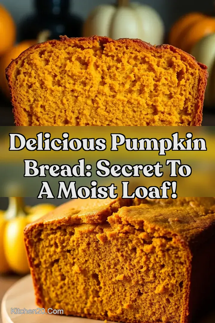 Delicious Pumpkin Bread: Secret to a Moist Loaf!
