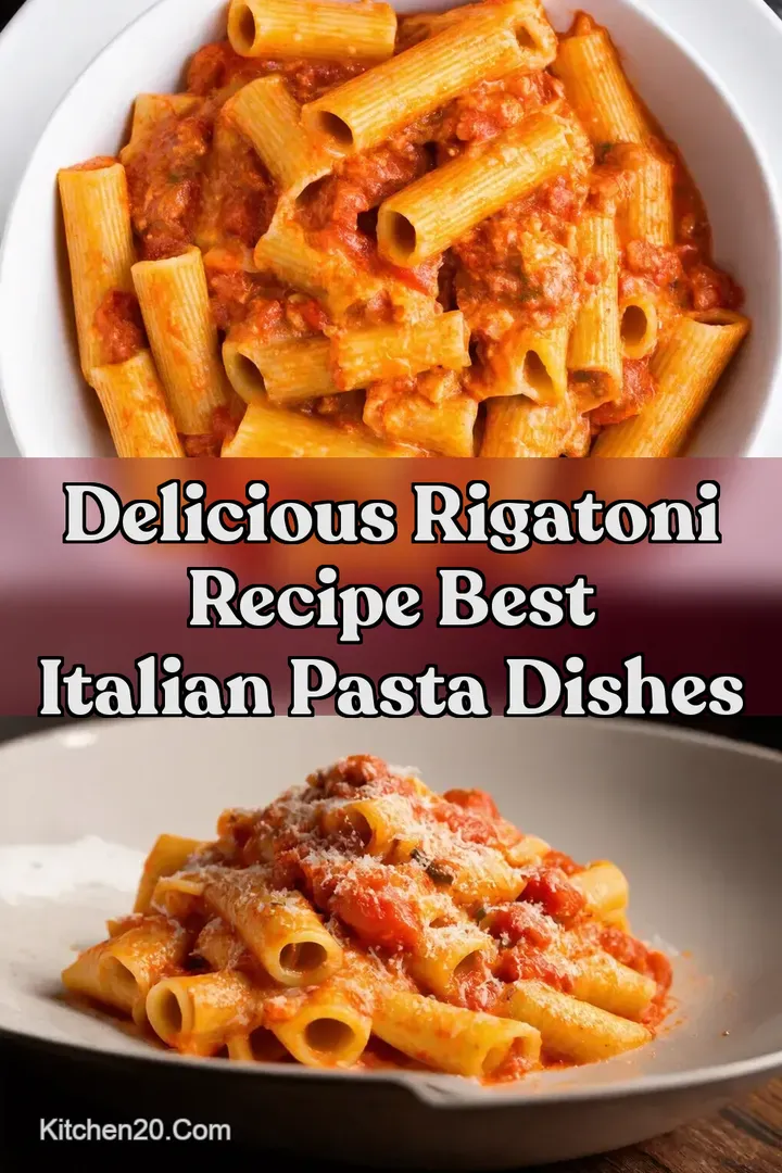 Delicious Rigatoni Recipe Best Italian Pasta Dishes