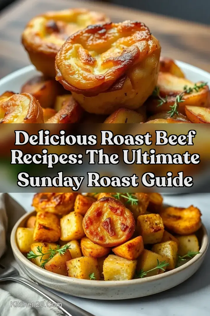 Delicious Roast Beef Recipes: The Ultimate Sunday Roast Guide : PIN FOR LATER Delicious Roast Beef Recipes: The Ultimate Sunday Roast Guide