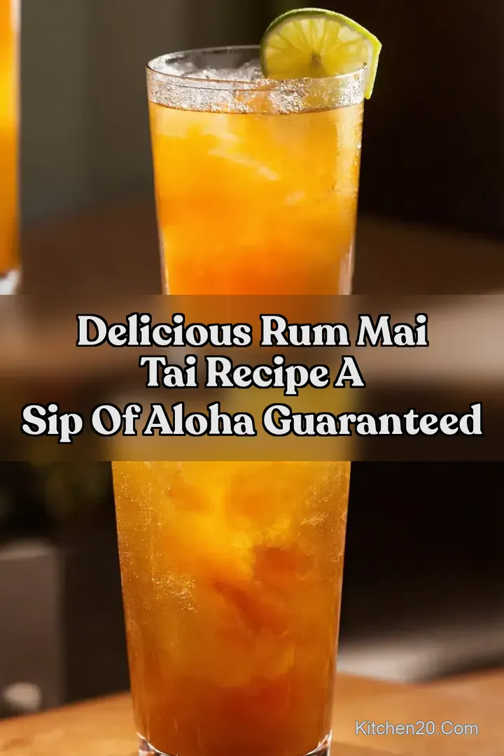 Delicious Rum Mai Tai Recipe A Sip of Aloha Guaranteed