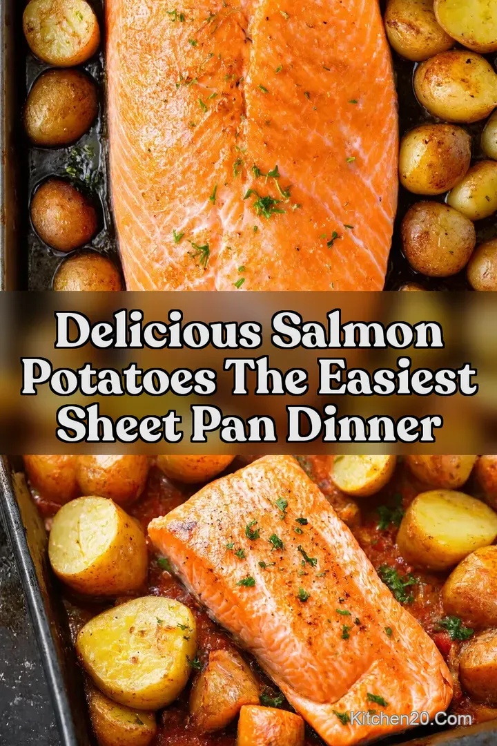 Delicious Salmon Potatoes The Easiest Sheet Pan Dinner