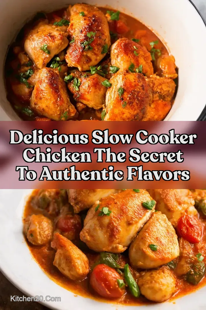 Delicious Slow Cooker Chicken The Secret To Authentic Flavors