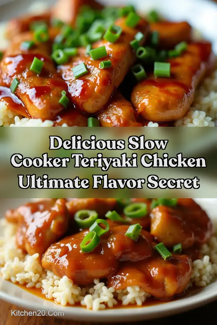 Delicious Slow Cooker Teriyaki Chicken Ultimate Flavor Secret