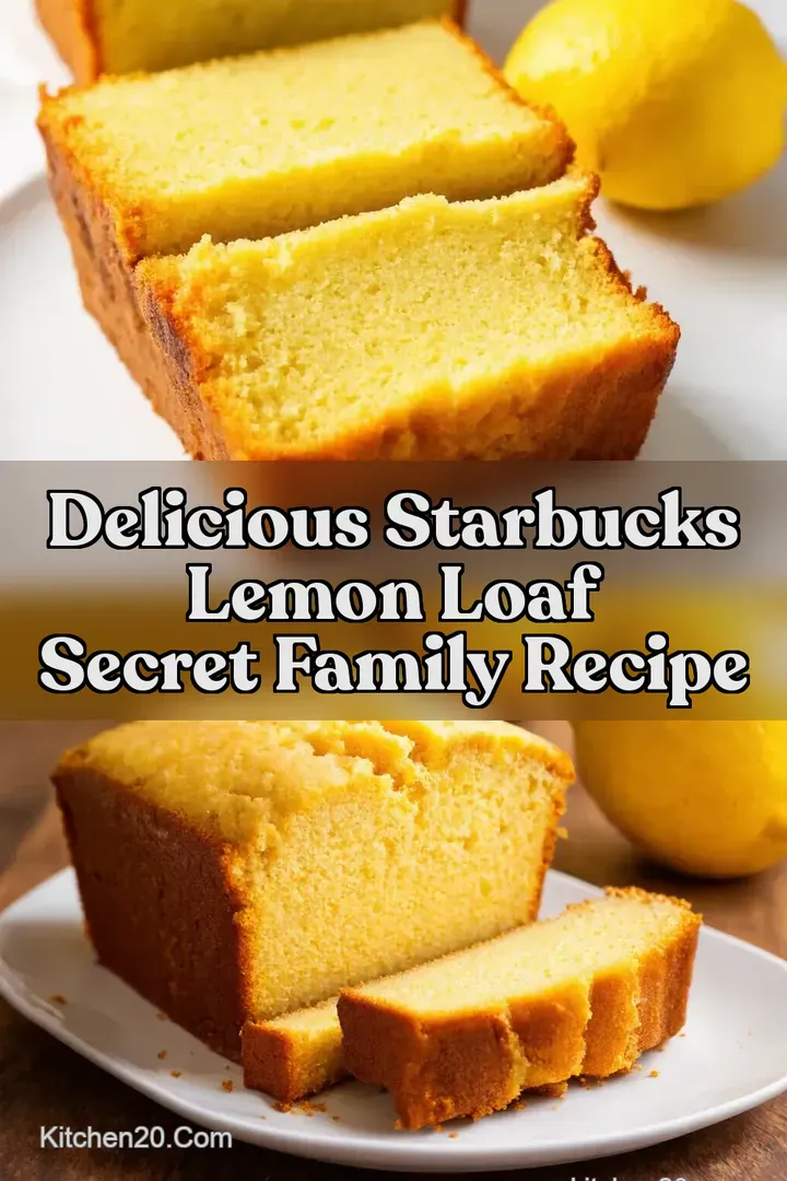 Delicious Starbucks Lemon Loaf Secret Family Recipe