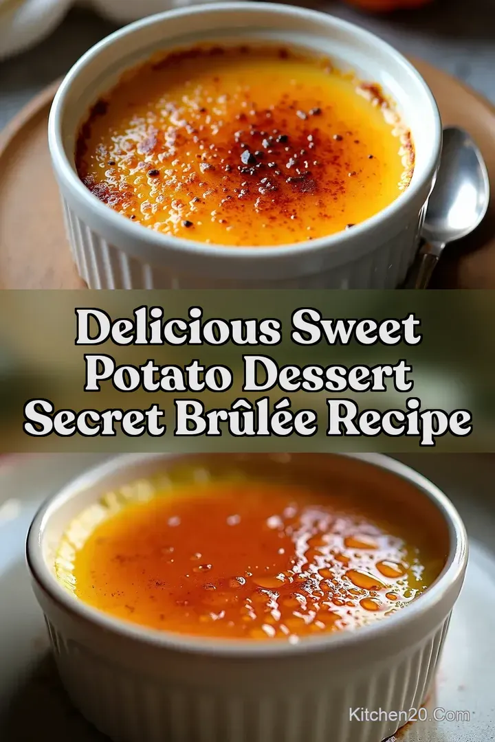 Delicious Sweet Potato Dessert Secret Br&ucirc;l&eacute;e Recipe