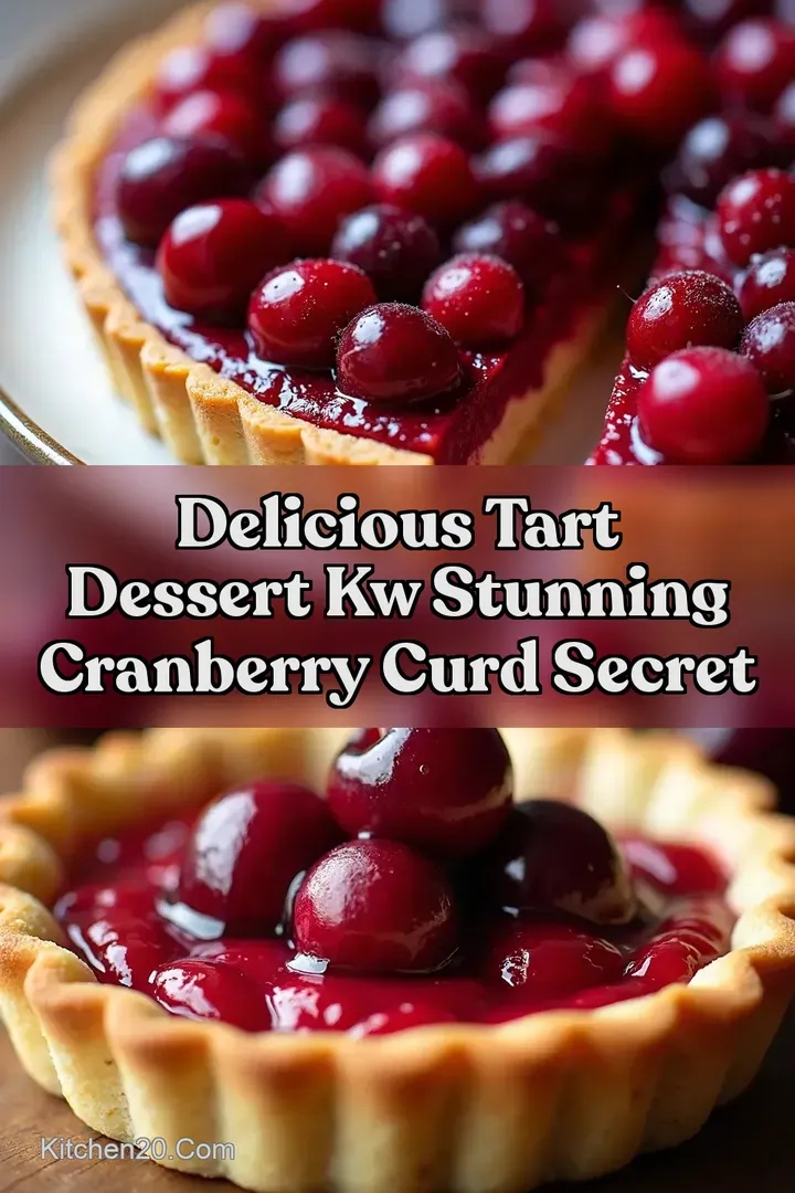 Delicious Tart Dessert kw Stunning Cranberry Curd Secret