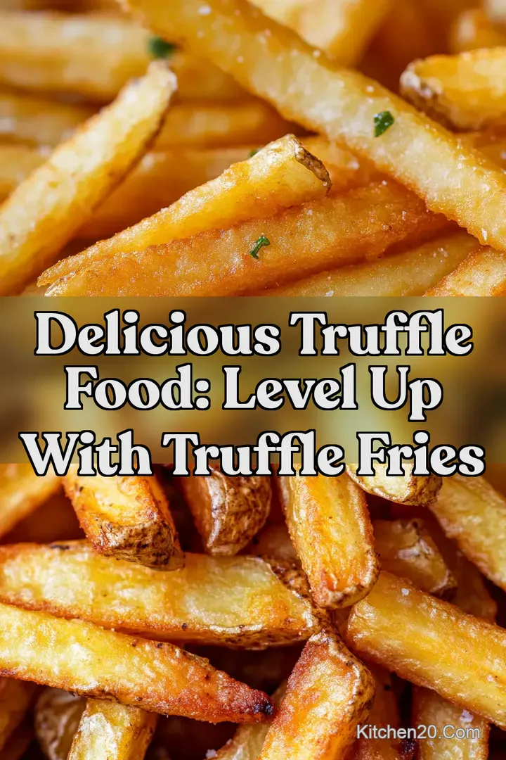 Delicious Truffle Food: Level Up with Truffle Fries