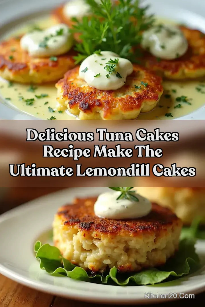 Delicious Tuna Cakes Recipe Make the Ultimate LemonDill Cakes
